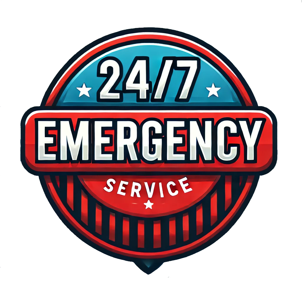 24/7 Emergency Plumbing Service badge
